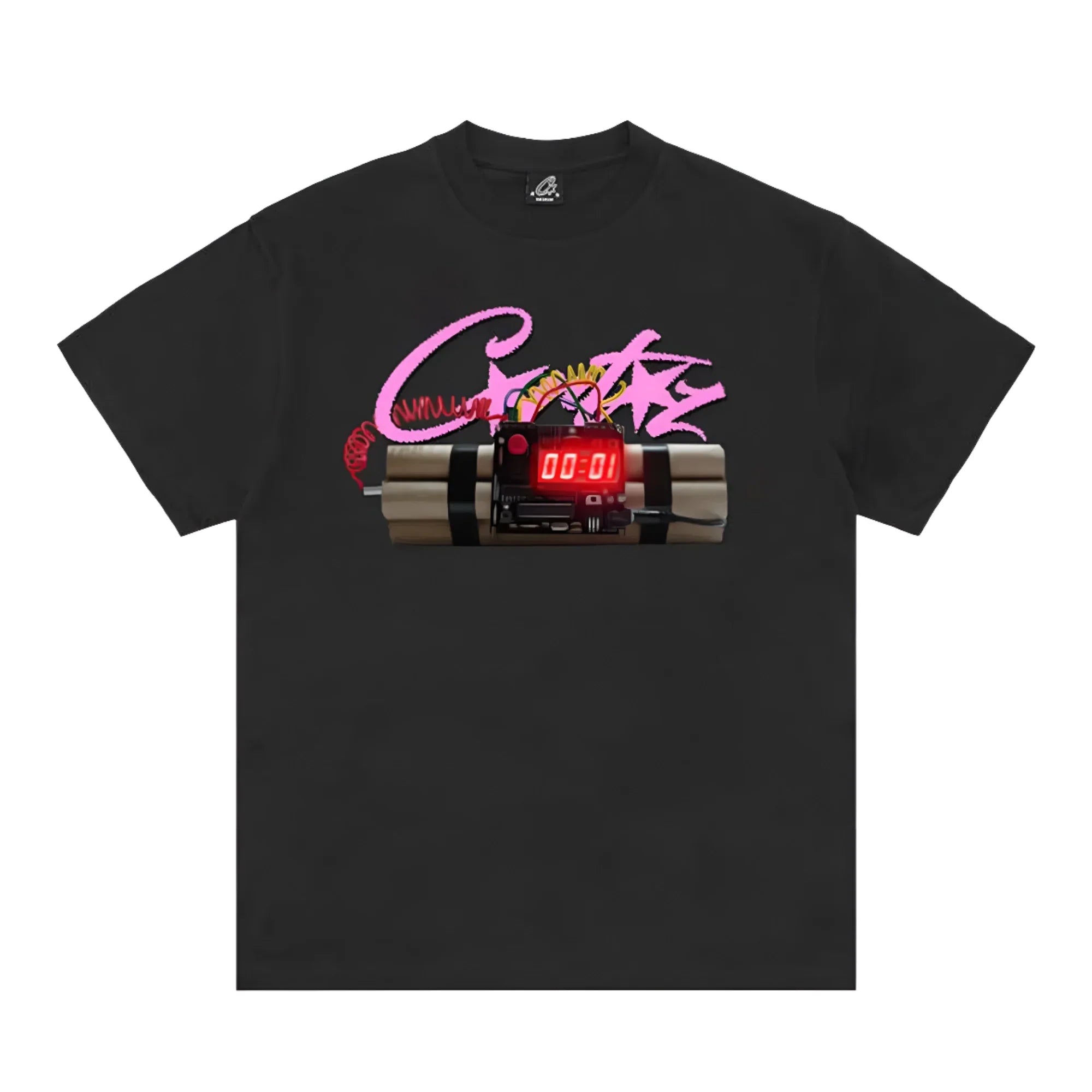 Corteiz No Time 4 Luv Tee Schwarz