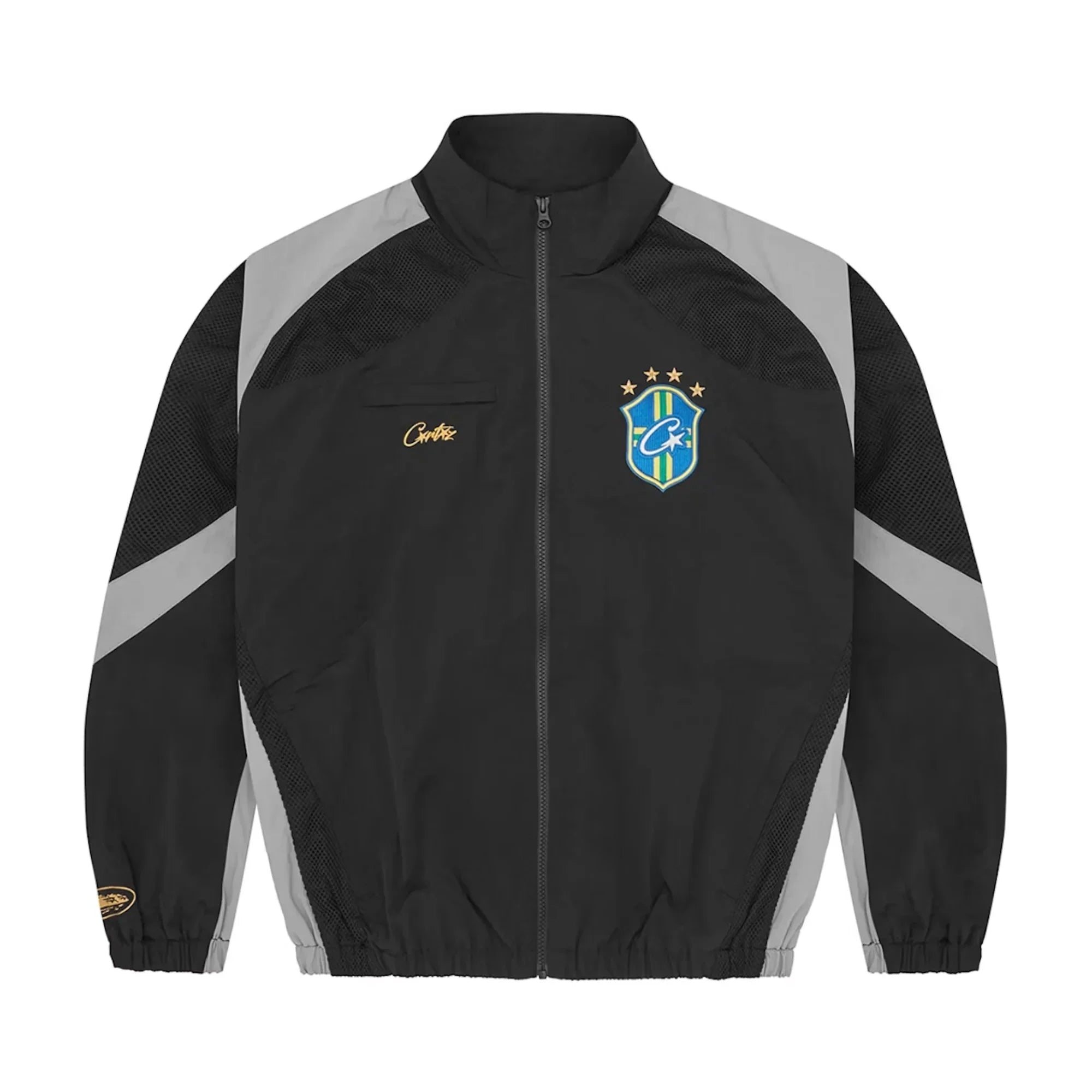 Corteiz Brasil Olympic Shuku Jacke Schwarz/Grau