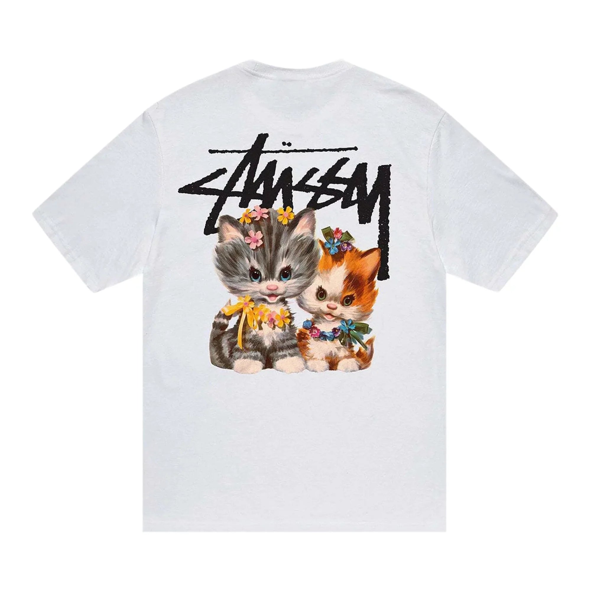 Stussy Kittens Tee Weiß