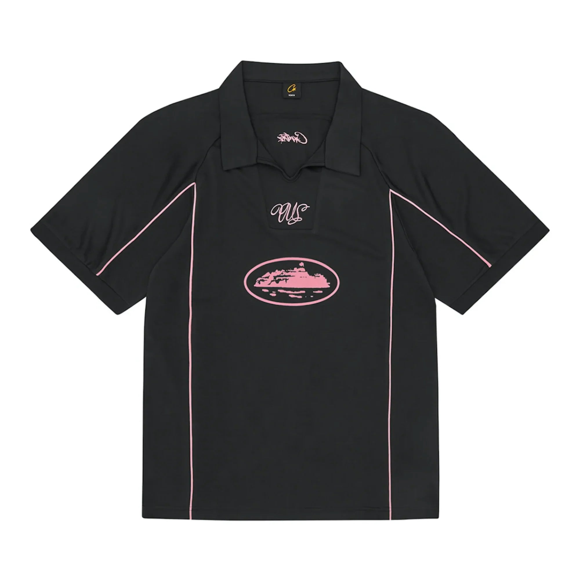 Corteiz Talismo Fußballtrikot Schwarz/Pink