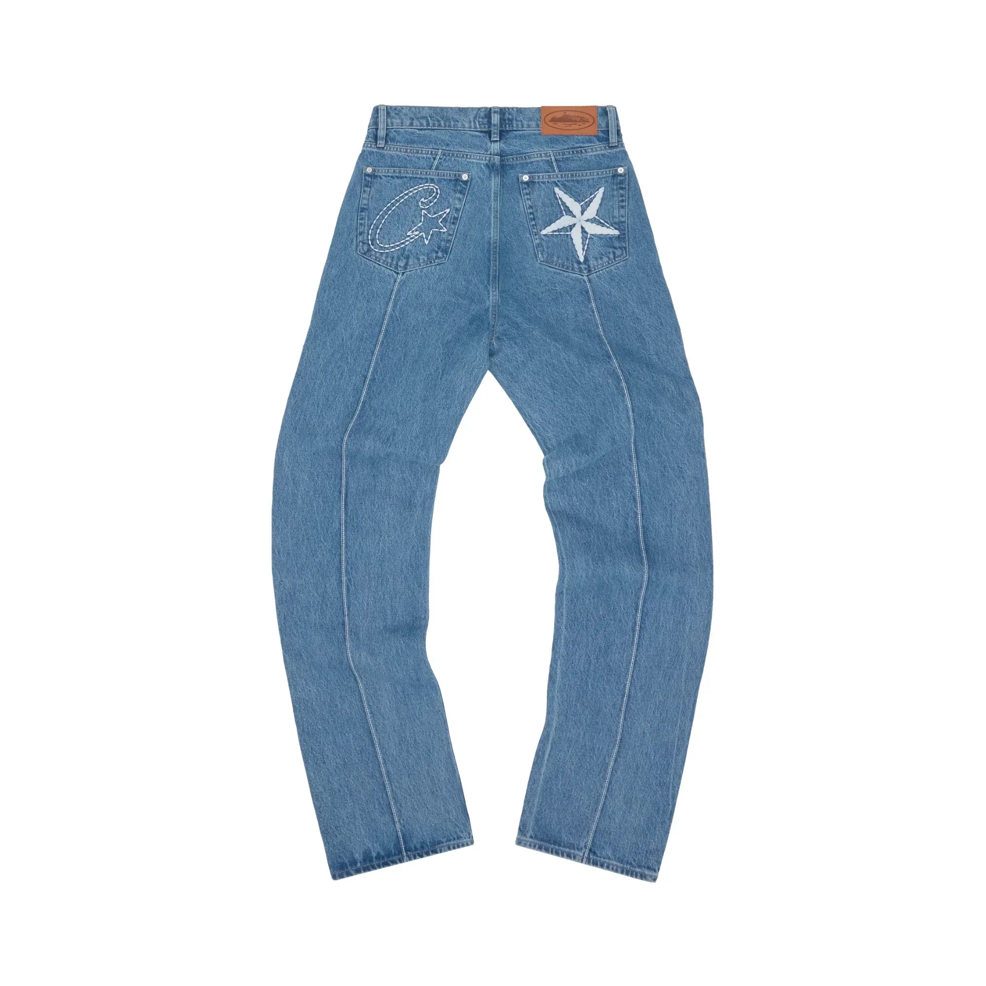 Corteiz C-Star Denim Jeans Blau
