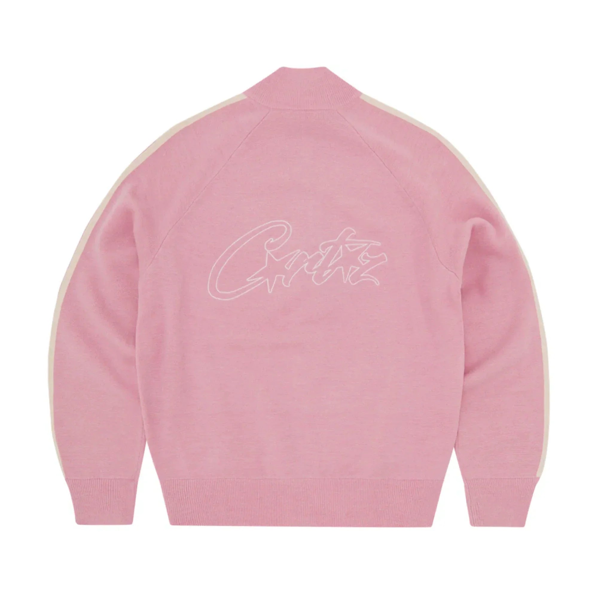 Corteiz Strickfleece mit Reißverschluss Rosa