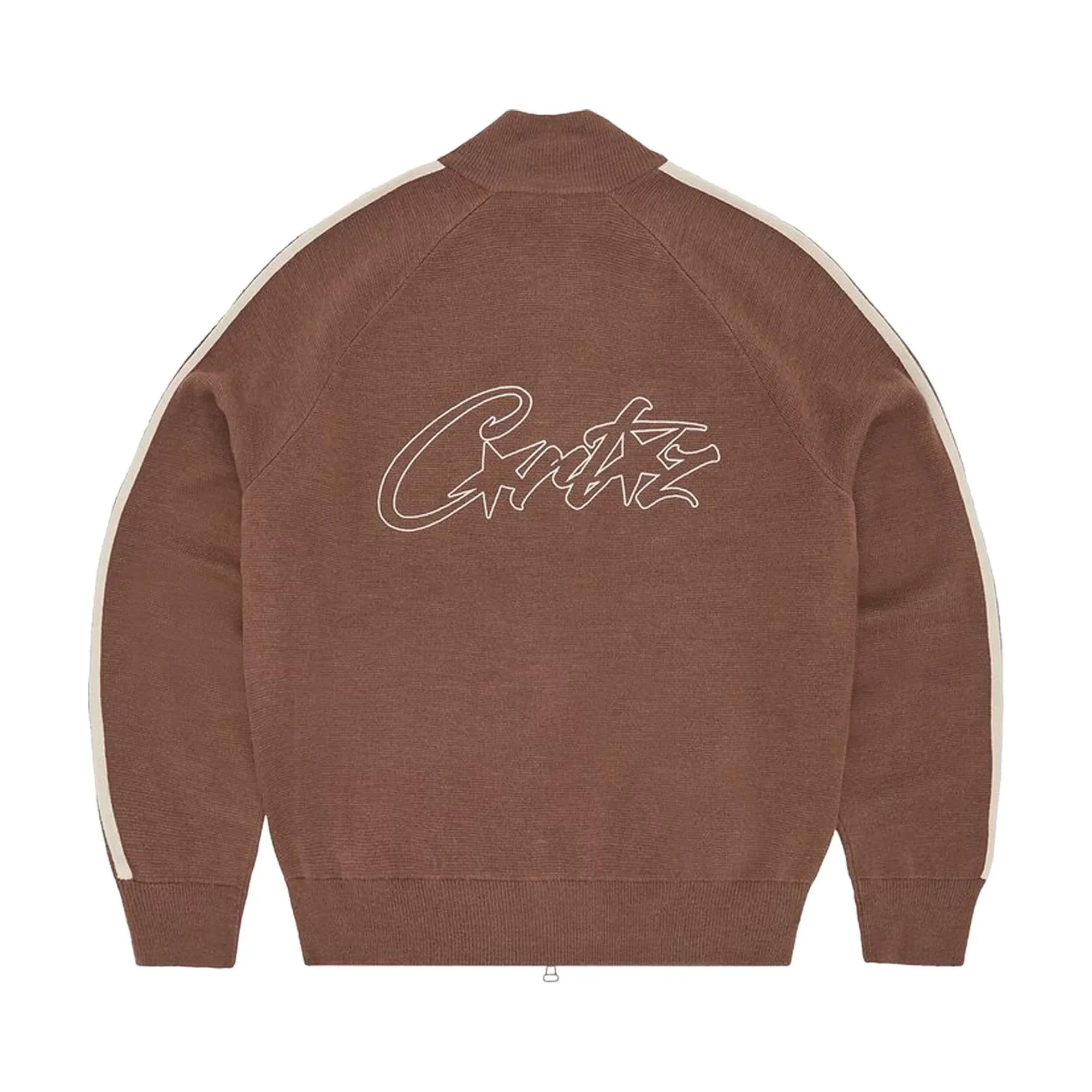 Corteiz VVS Knit-Zip Mokka