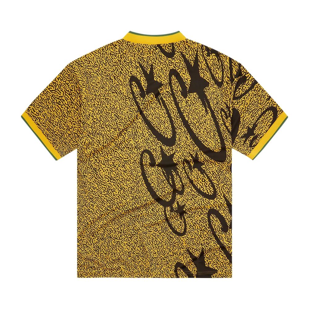 Corteiz Carni Stellations Fußballtrikot Gelb