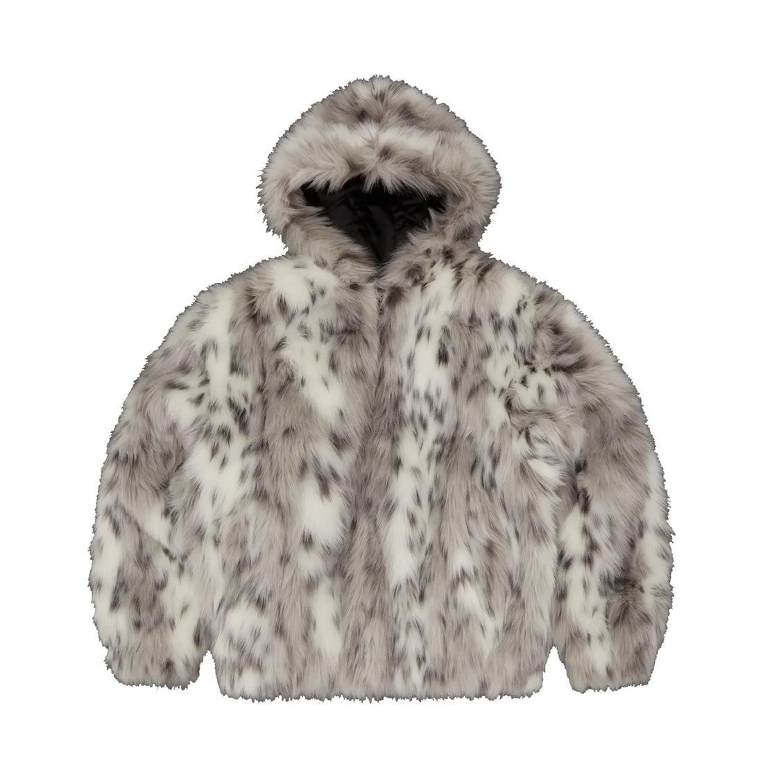 Corteiz Pelzjacke mit Kapuze Multi