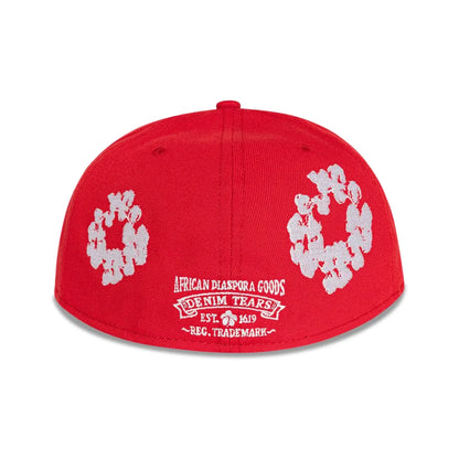 Denim Tears x New Era Cotton Wreath 59/50 Red