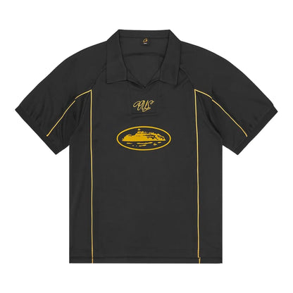 Corteiz Talismo Fußballtrikot Schwarz
