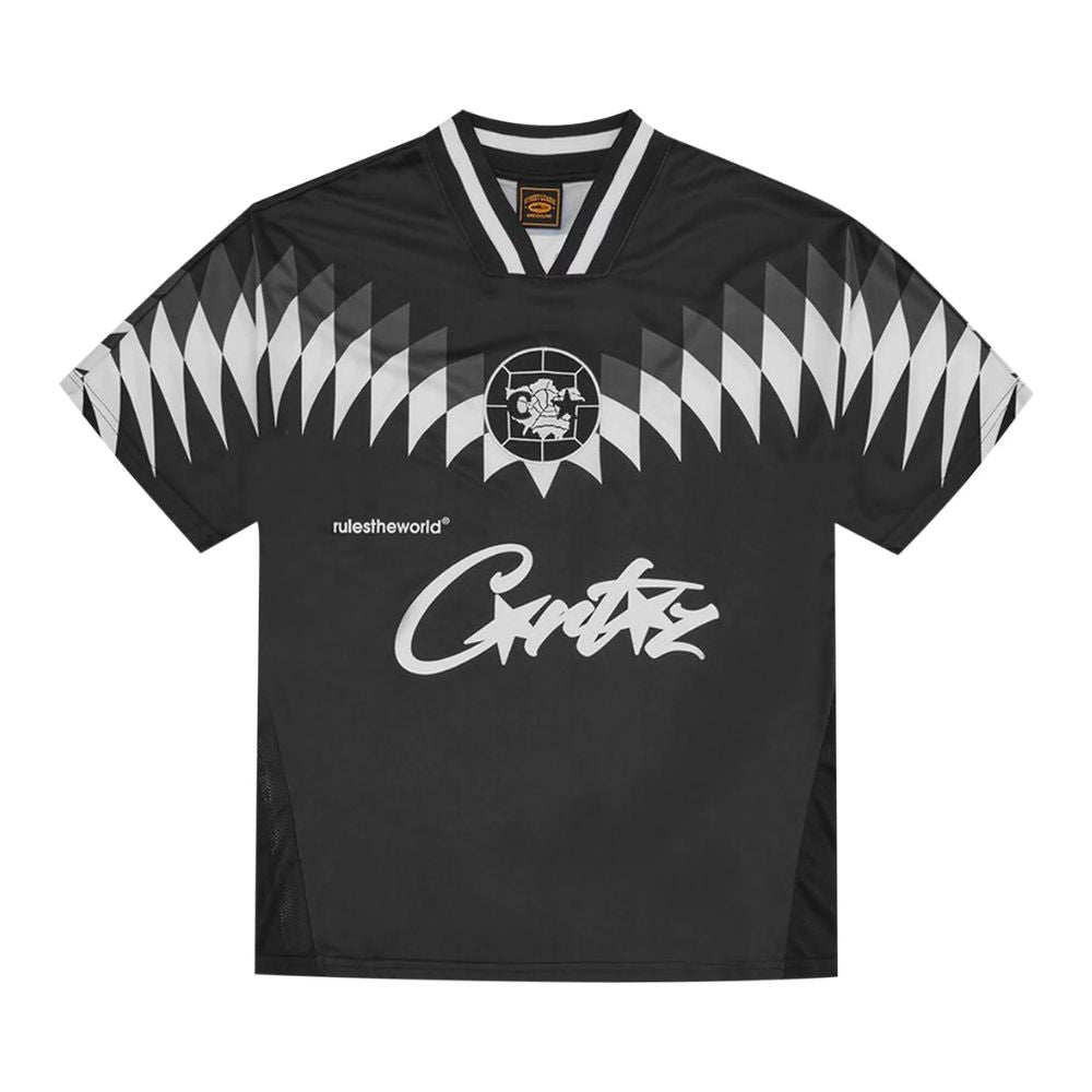 Corteiz Club RTW Fußballtrikot Schwarz