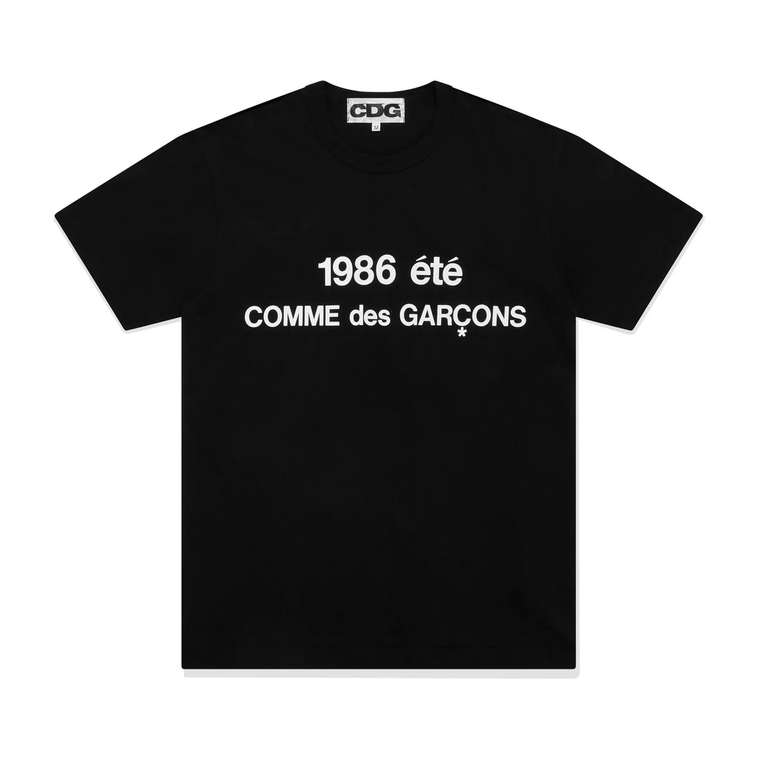 Comme des Garçons T-shirt &quot;Été 1986&quot; Black