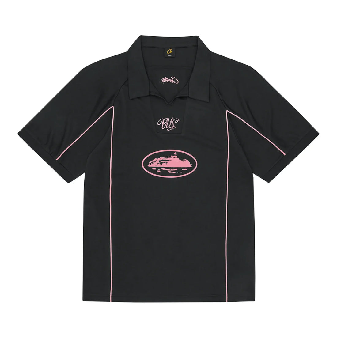 Corteiz Talismo Fußballtrikot Schwarz/Pink