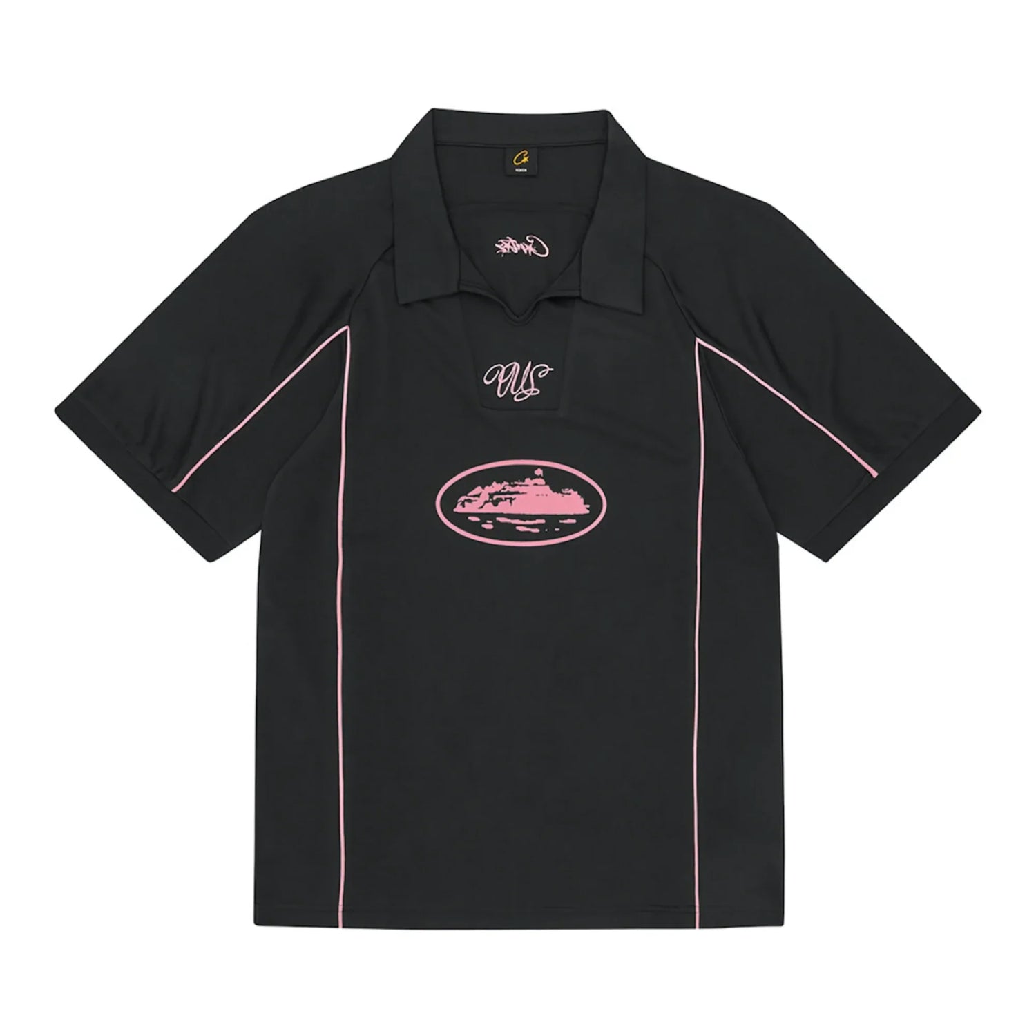 Corteiz Talismo Fußballtrikot Schwarz/Pink