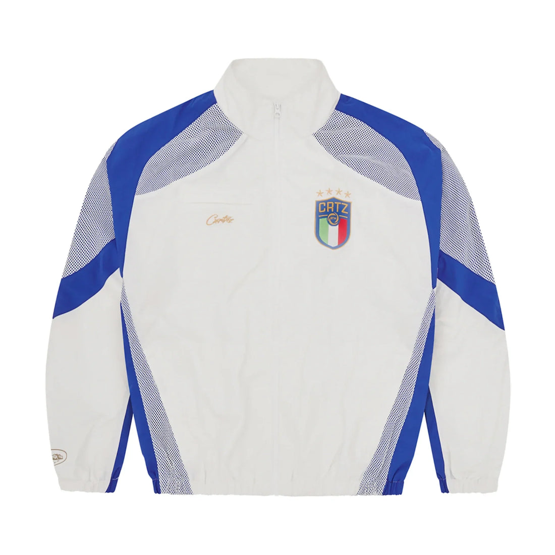 Corteiz Italia Shuku Jacke Weiß/Blau