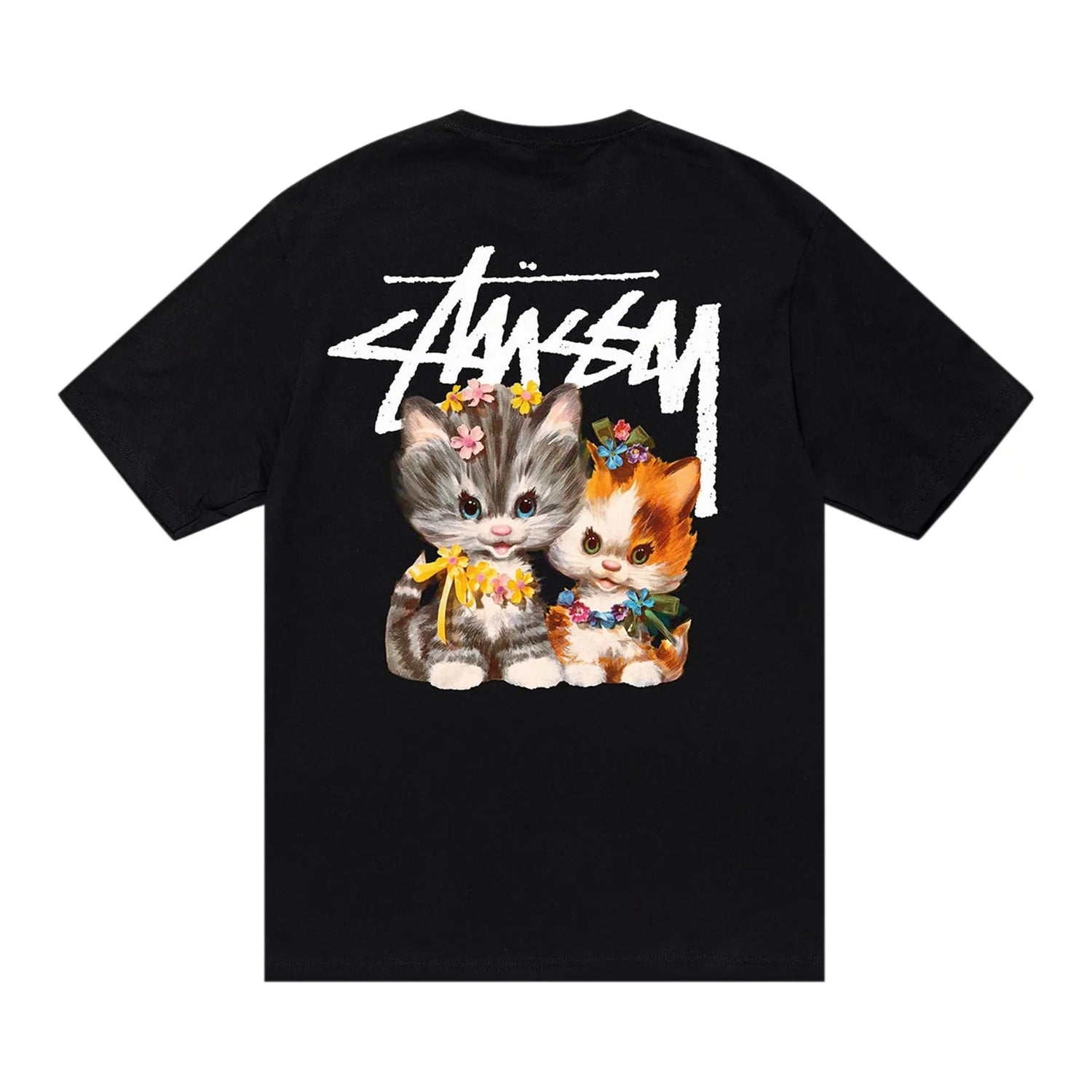 Stussy Kittens Tee Black