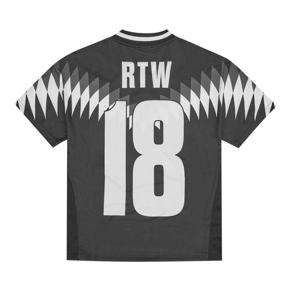 Corteiz Club RTW Fußballtrikot Schwarz
