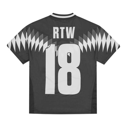 Corteiz Club RTW Fußballtrikot Schwarz