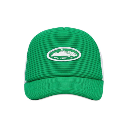 Corteiz Short Peak Trucker Grün