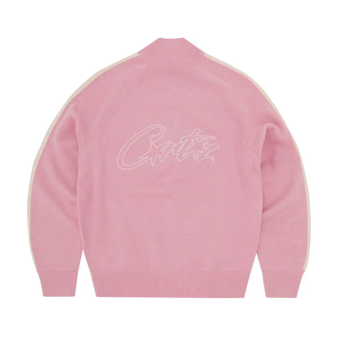 Corteiz Strickfleece mit Reißverschluss Rosa
