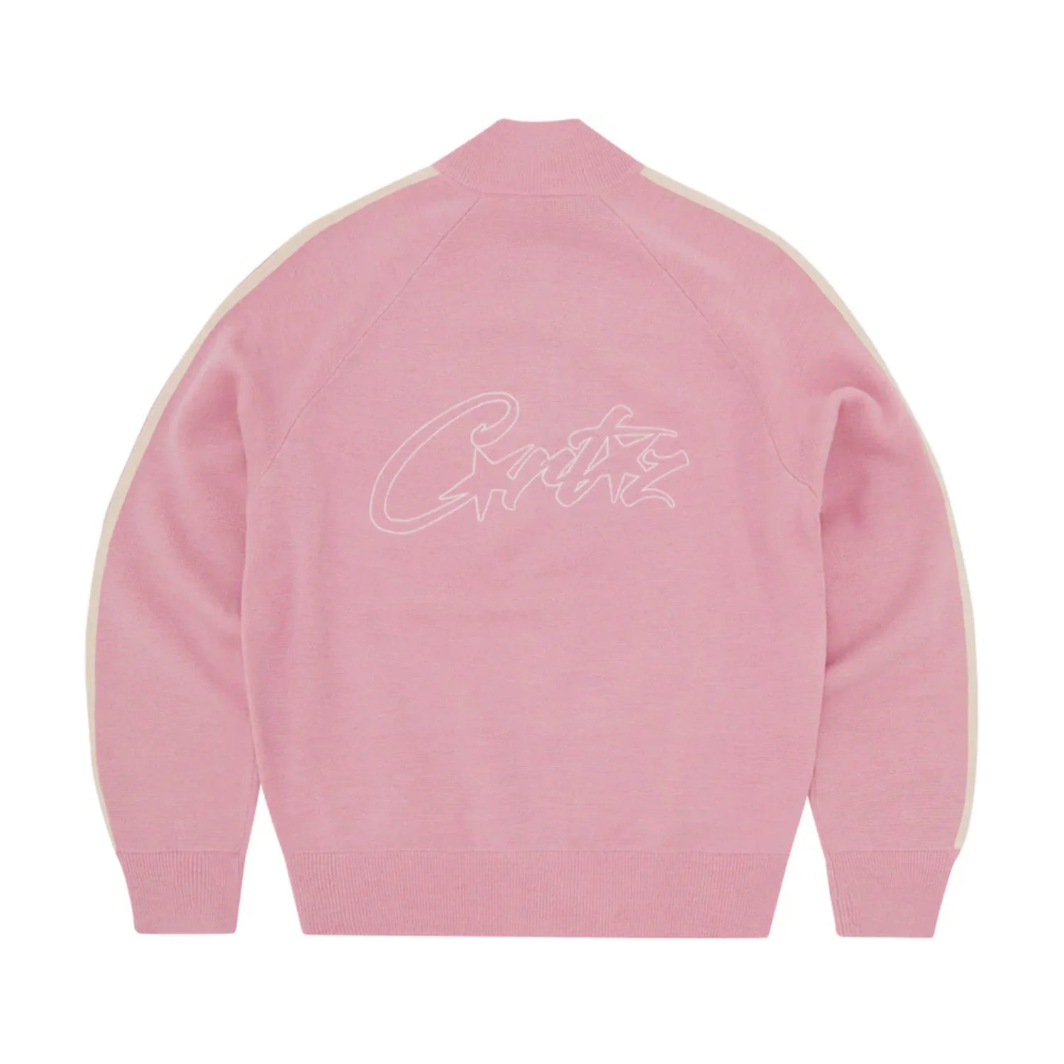 Corteiz Strickfleece mit Reißverschluss Rosa