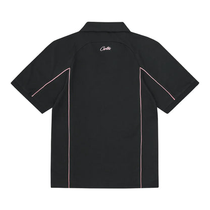 Corteiz Talismo Fußballtrikot Schwarz/Pink
