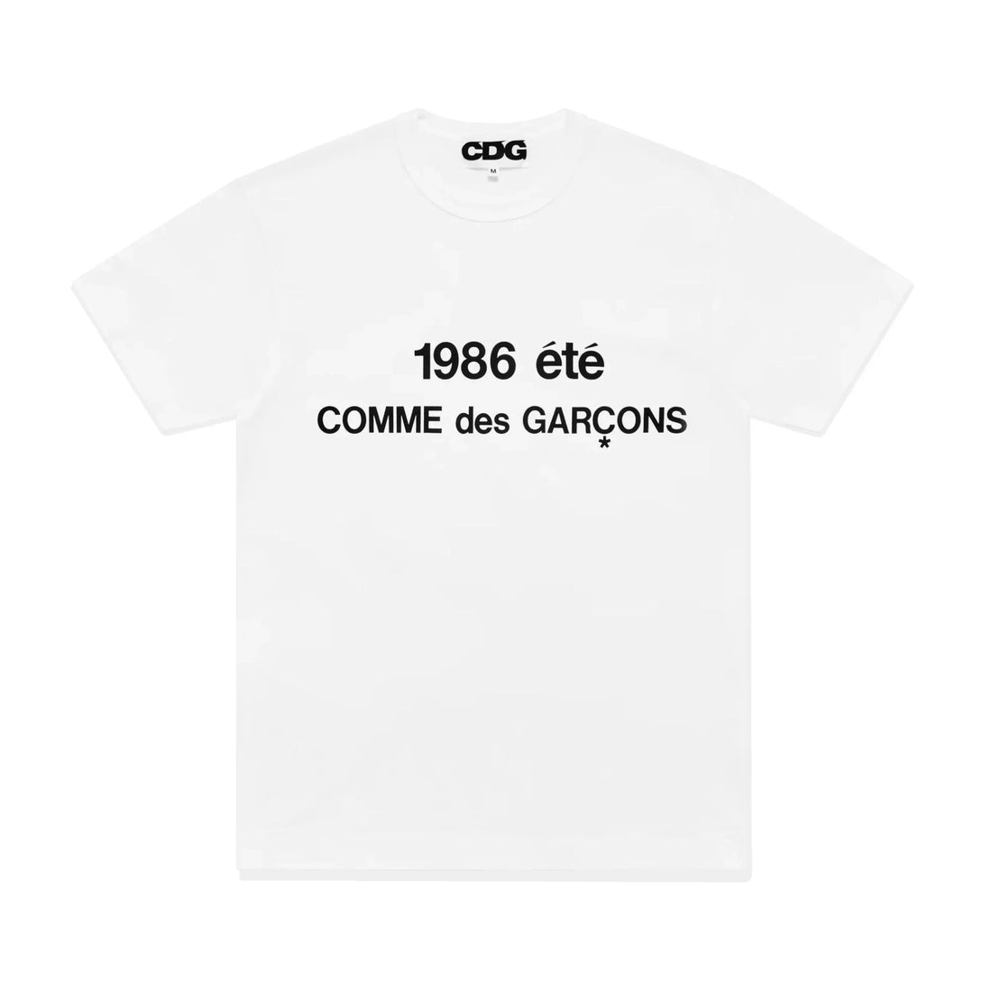 Comme des Garçons T-shirt &quot;Été 1986&quot; White