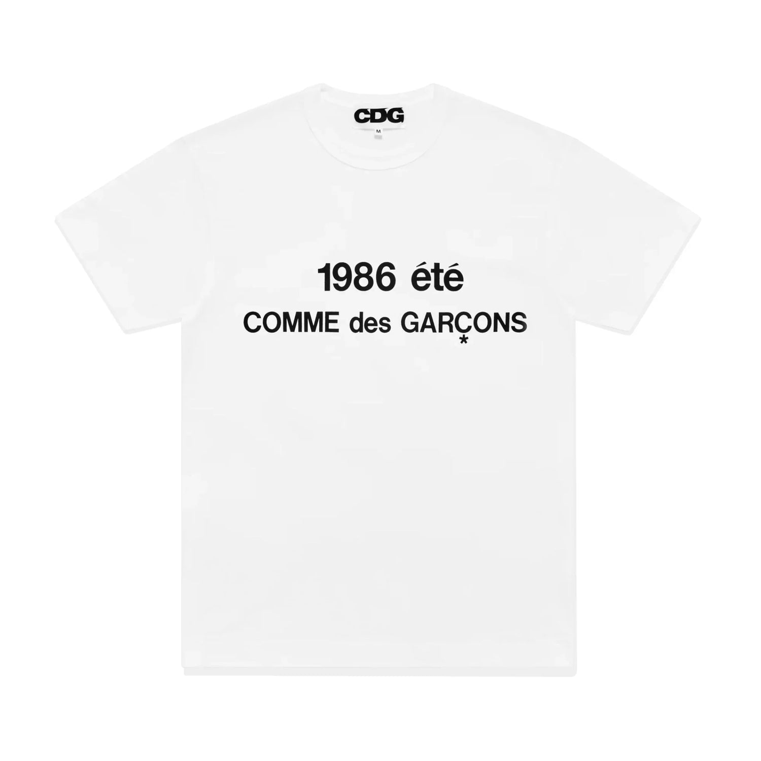 Comme des Garçons T-shirt &quot;Été 1986&quot; White