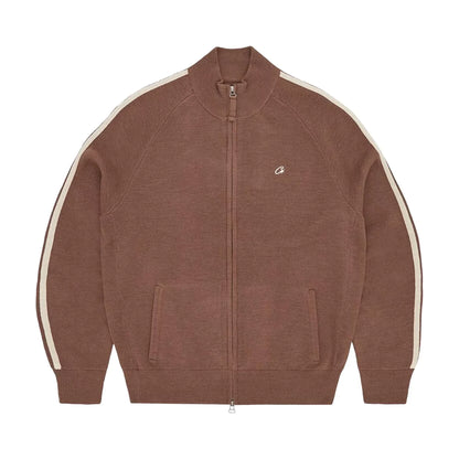 Corteiz VVS Knit-Zip Mokka