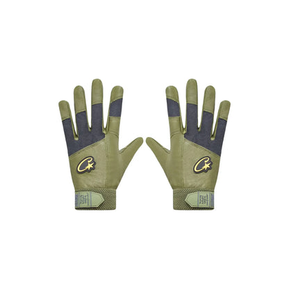 Corteiz Leathers Handschuhe Gutta Grün