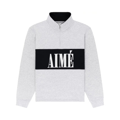 Aimé Leon Dore Quarter Zip Pullover Silver Mix