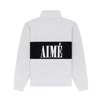 Aimé Leon Dore Quarter Zip Pullover Silver Mix