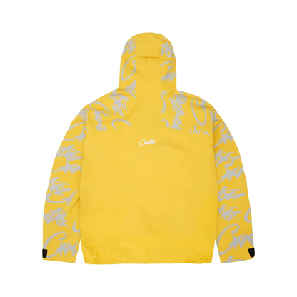 Corteiz Elitework Wasserdichte Shelljacke Gelb