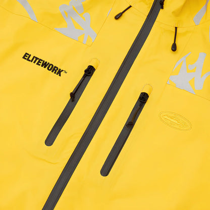 Corteiz Elitework Wasserdichte Shelljacke Gelb