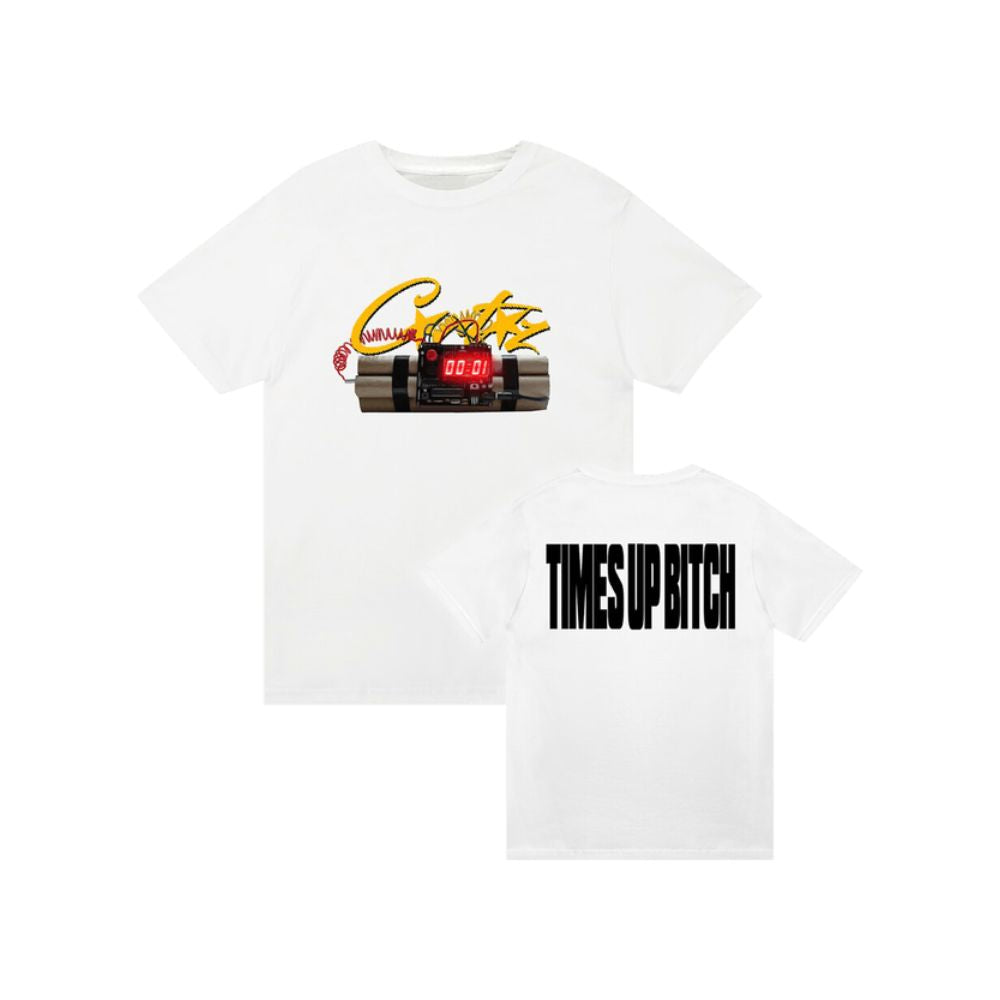 Corteiz OG Timebomb Tee Weiß