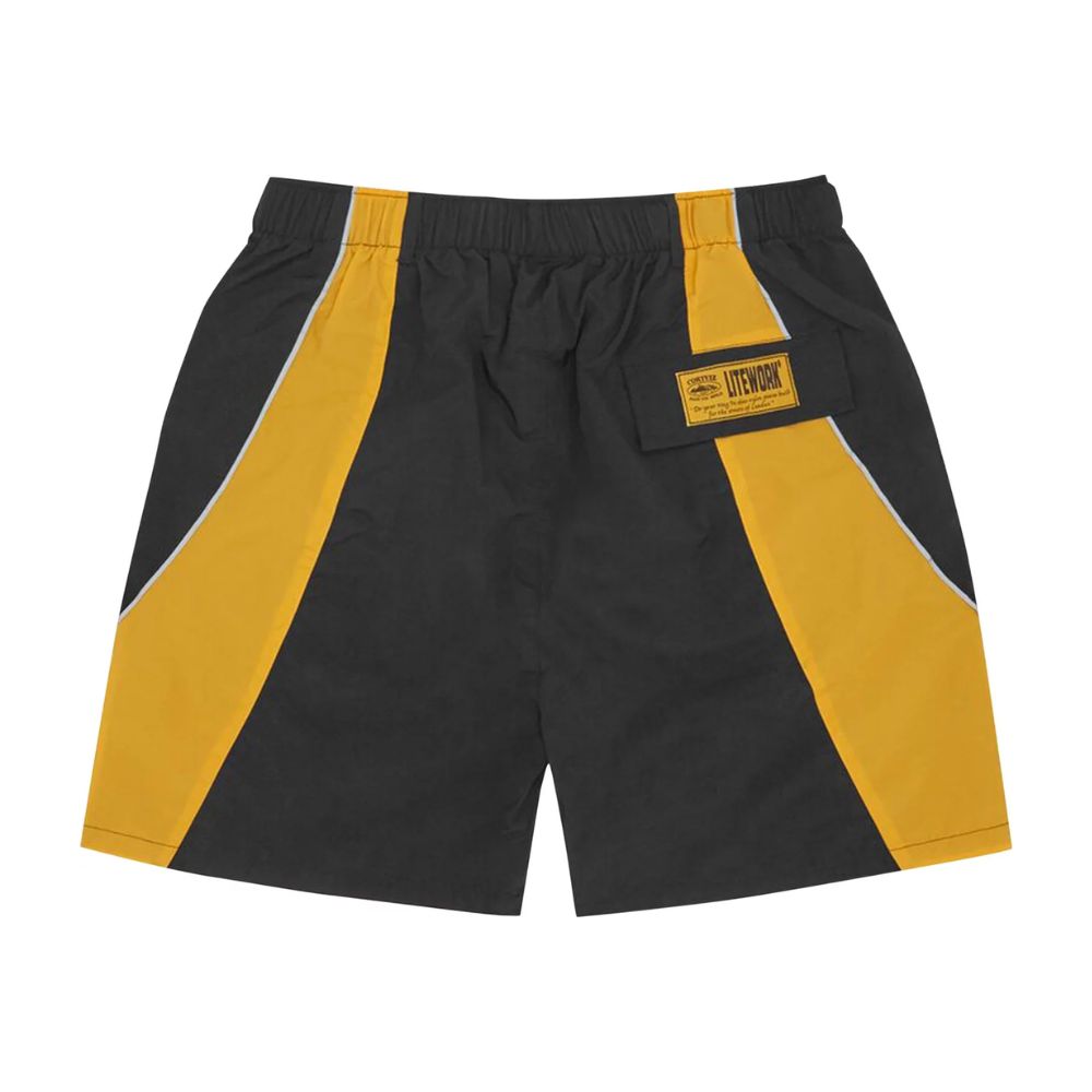 Corteiz Spring Shorts Schwarz/Gelb