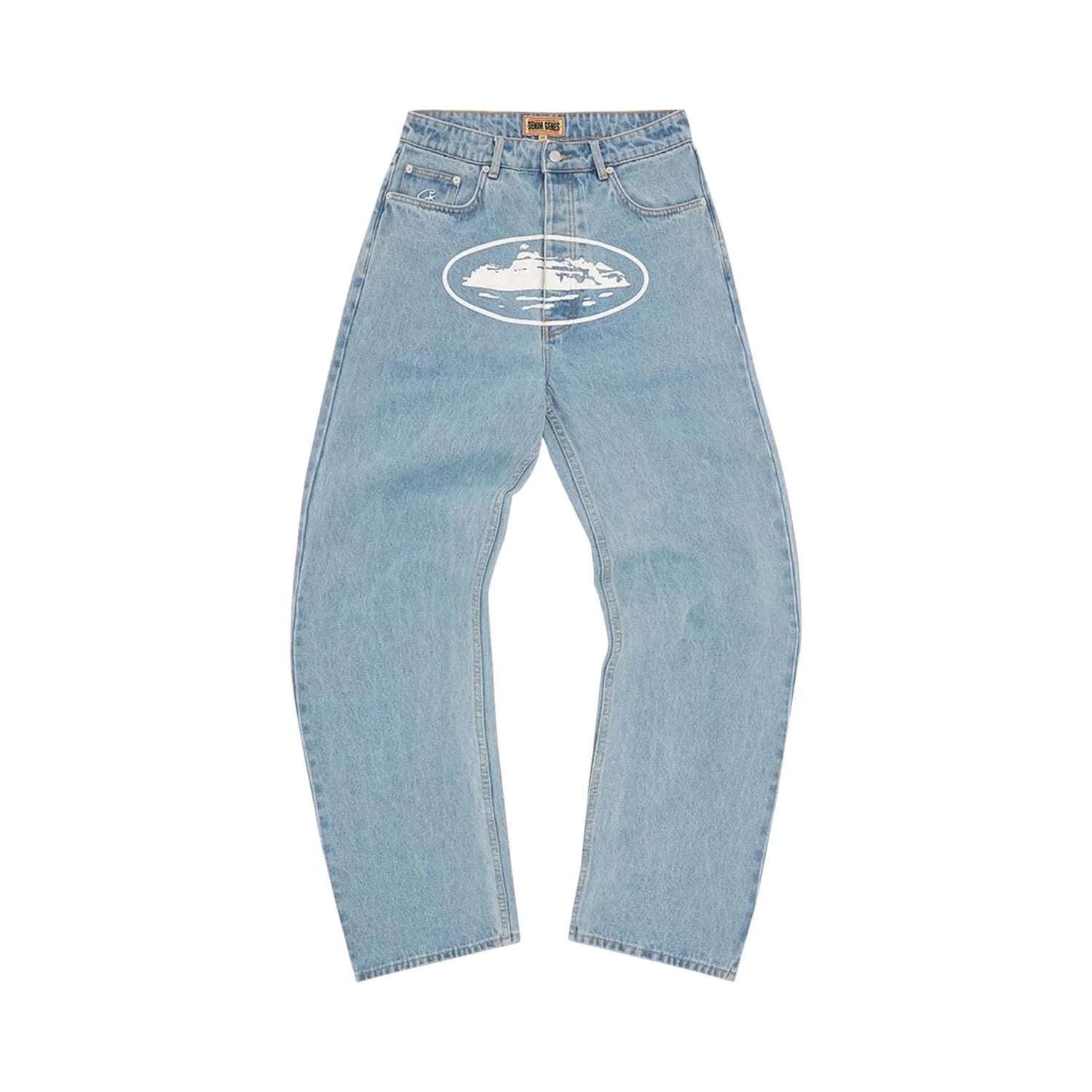 Corteiz Alcatraz Baggy Jeans Stonewash