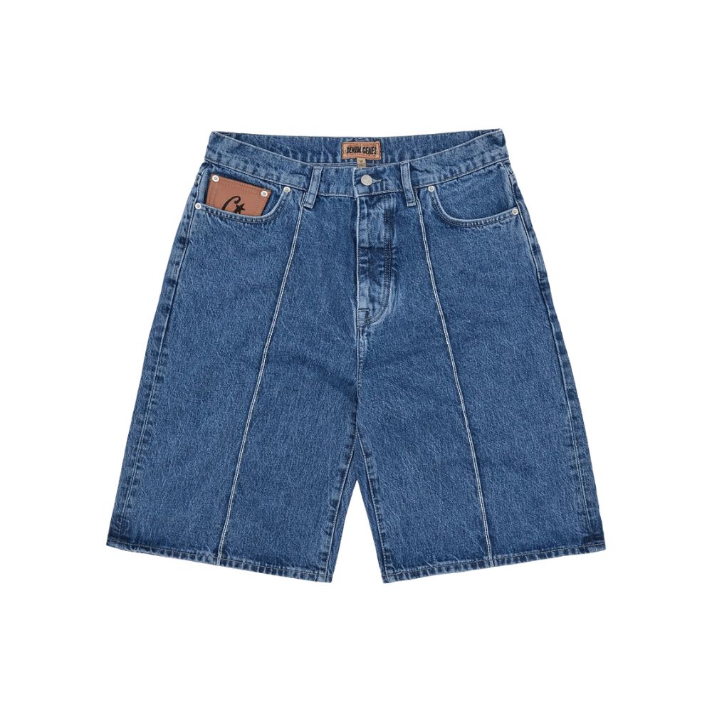 Corteiz C-Star Denim Jorts Faded Blue