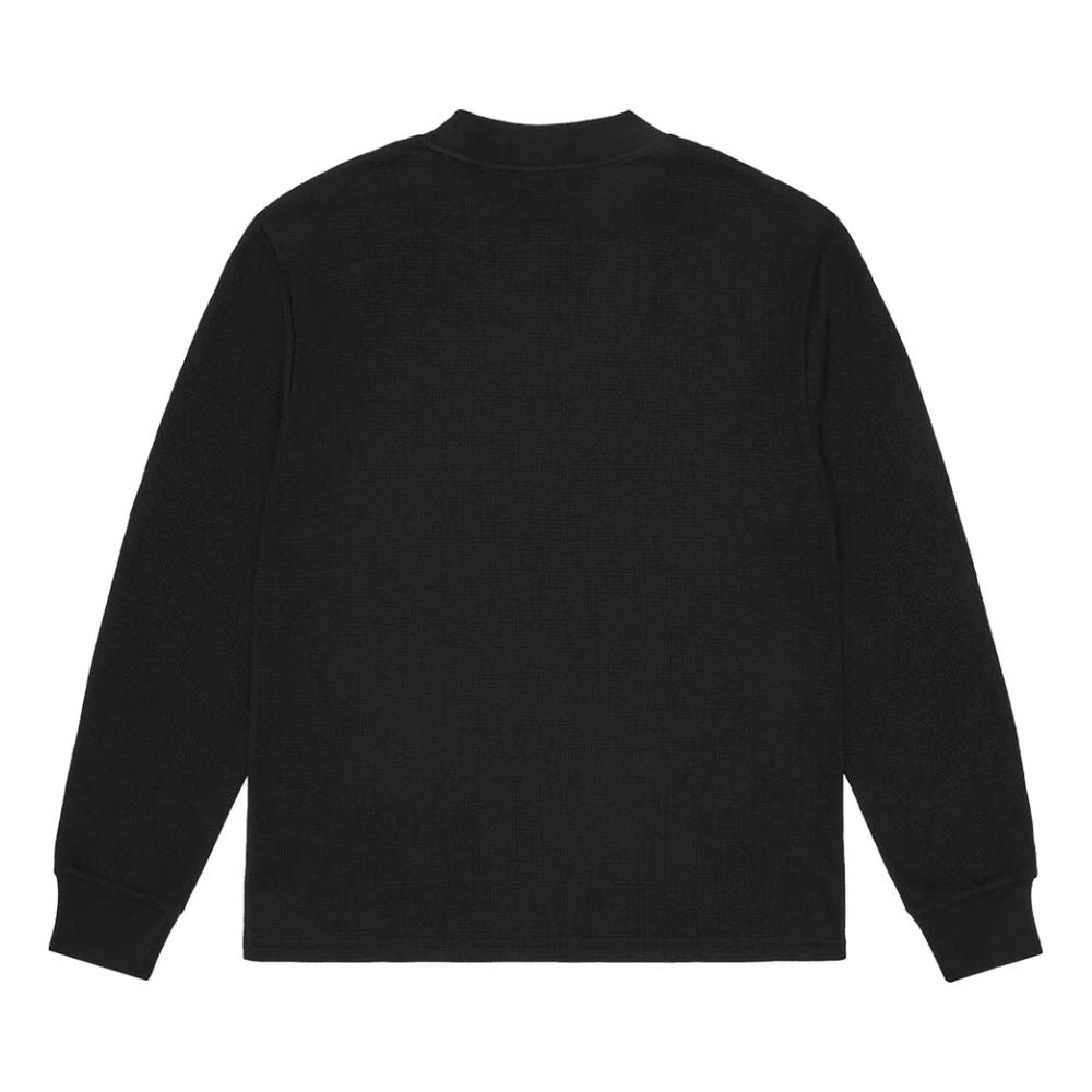 Corteiz 5 Starz Alcatraz Waffle Longsleeve Black
