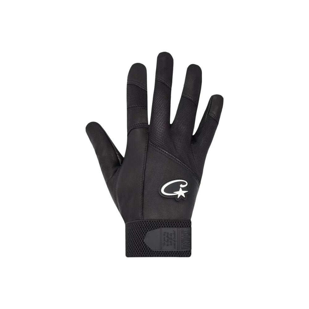 Corteiz Lederhandschuhe Schwarz