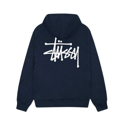 Stussy Basic Hoodie Navy