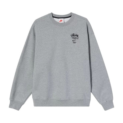 Nike x Stussy International Crewneck Sweatshirt Heather Grey