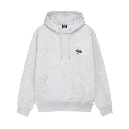 Stussy Basic Hoodie Ash Heather
