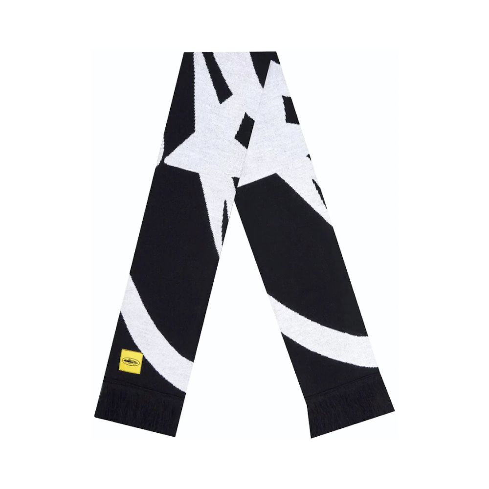 Corteiz Jacquard-Schal Schwarz