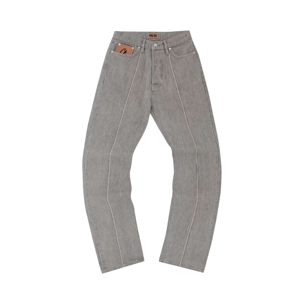 Corteiz C-Star Denim Jeans Grau