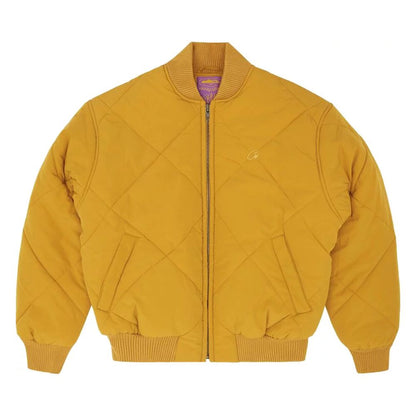 Corteiz Olde English Steppbomberjacke Gelb